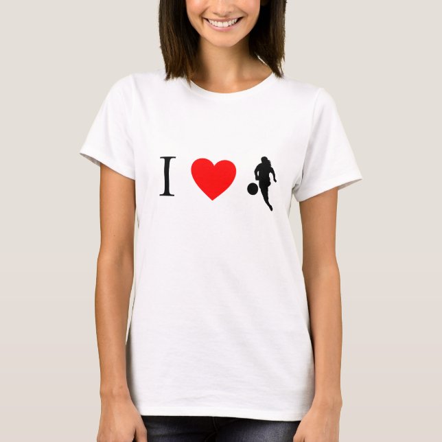 T-shirt J'aime le football (Devant)