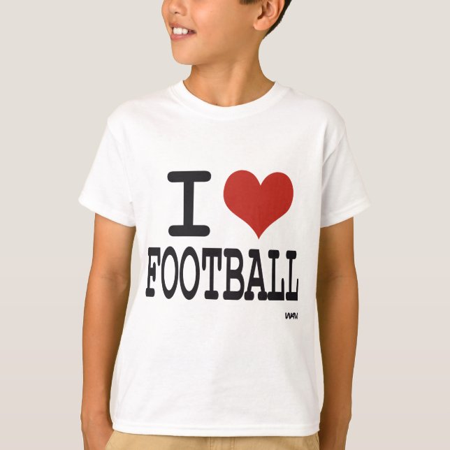 T-SHIRT J'AIME LE FOOTBALL (Devant)