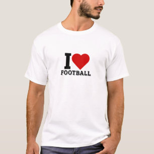 T-shirt J'aime le football - amoureux du football