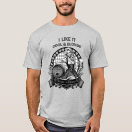 T-shirt J'aime le froid et le blond