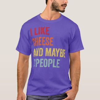 T-shirt J'Aime Le Fromage Peut-Être 3 Personnes