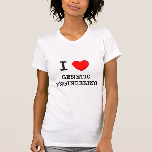 T-shirt J'aime le génie génétique (Devant)