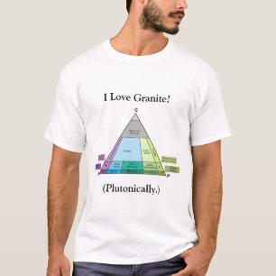 T-shirt J'Aime Le Granite...Plutoniquement (Lumière)