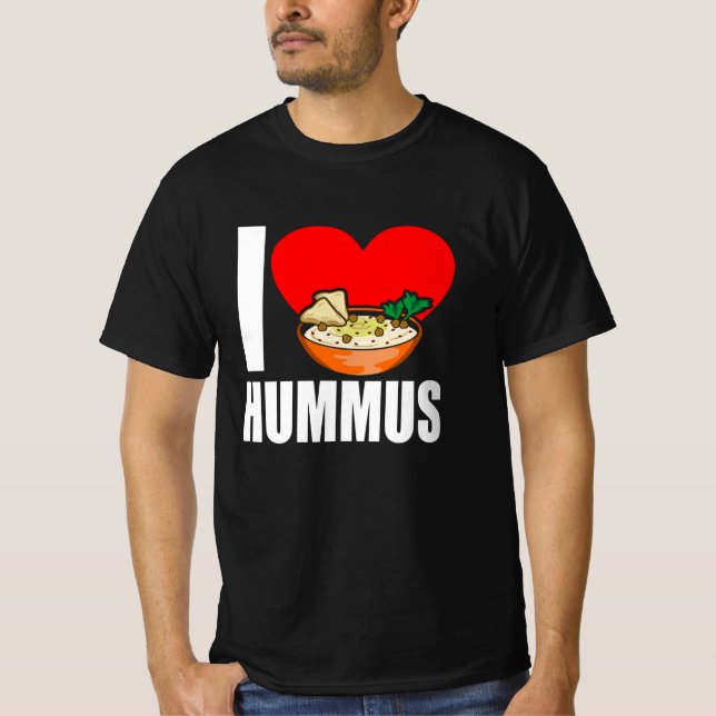 T-shirt J'aime le houmous (Devant)