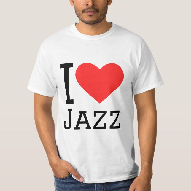 T-shirt J'aime le jazz (Devant)