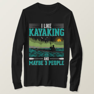 T-shirt J'Aime Le Kayak Plus Que Les Gens
