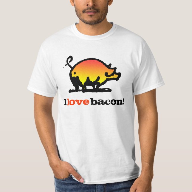T-shirt J'aime le lard ! (Devant)