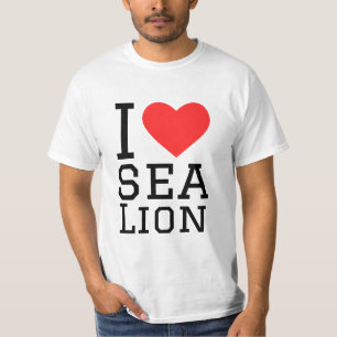 T-shirt J'aime le leon marin