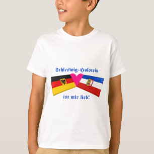 T-shirt J'aime le lieb de MIR d'IST du Schleswig-Holstein