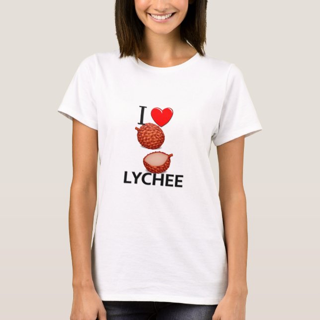 T-shirt J'aime le litchi (Devant)