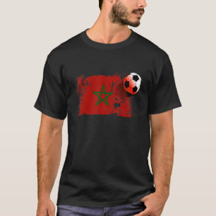 T-shirt J'aime le Maroc fier drapeau du Maroc