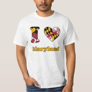 T-shirt J'aime le Maryland