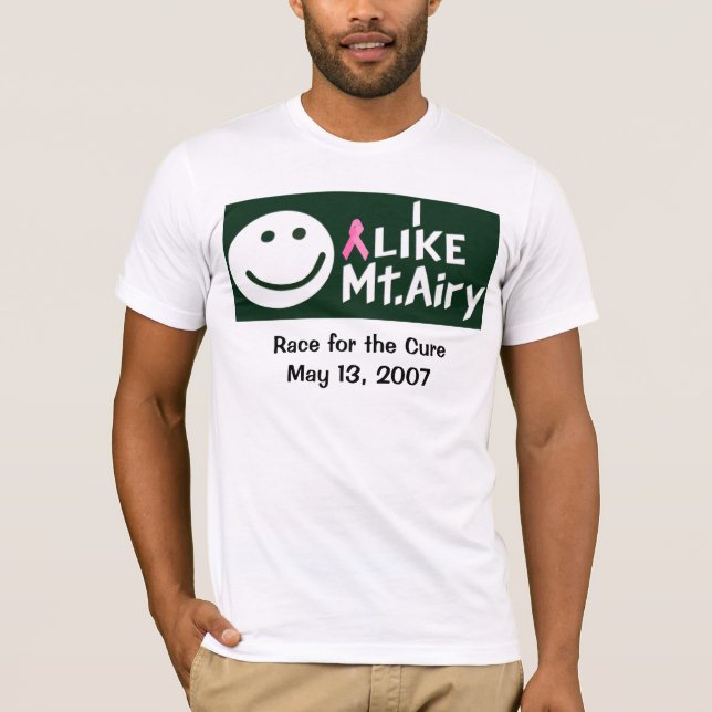 T-shirt J'aime le Mt. bien aéré (course 2007 pour (Devant)