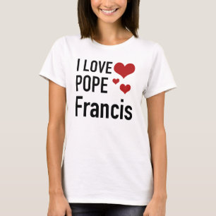 T-SHIRT J'AIME LE PAPE FRANCIS