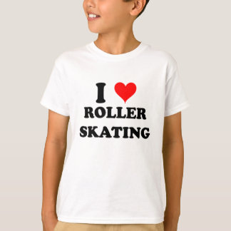 T-shirt J'aime le patinage de rouleau