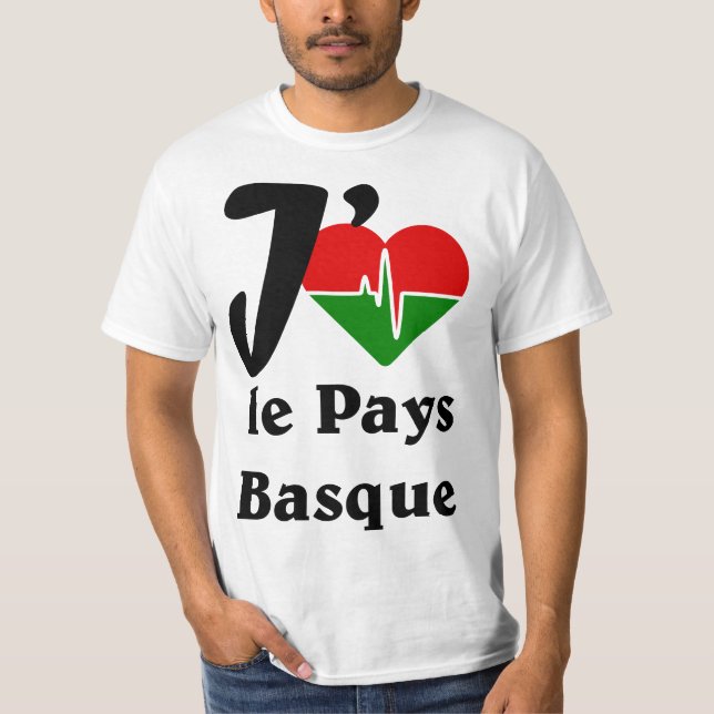 T-shirt J'aime le Pays-Basque (Devant)