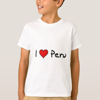 T-shirt J'aime le Pérou