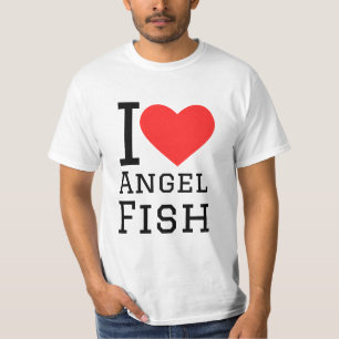 T-shirt J'aime le poisson ange