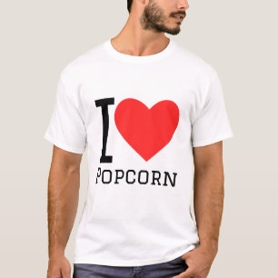 T-shirt J'aime le pop-corn