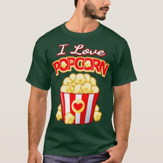 T-shirt J'aime le pop-corn