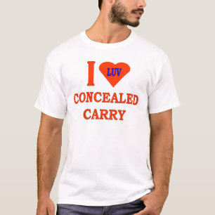 T-SHIRT J'AIME LE PORT DISSIMULÉ