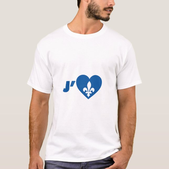 T-shirt J'aime le Québec (Devant)