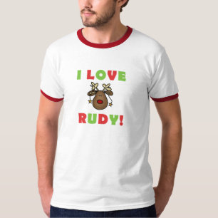 T-shirt J'aime le renne de Rudy