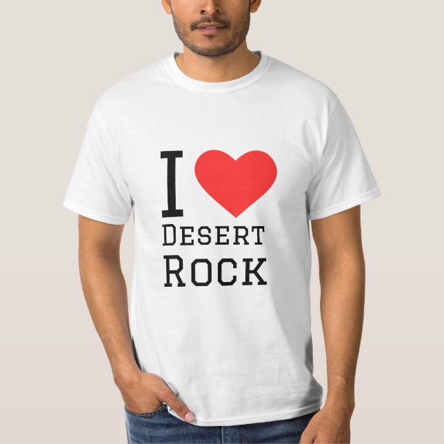 T-shirt J'aime le roc du désert (Devant)