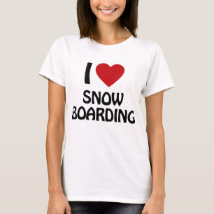 T-shirt J'aime le snowboard