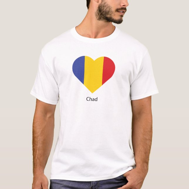 T-shirt J'aime le Tchad (Devant)
