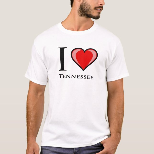 T-shirt J'aime le Tennessee (Devant)