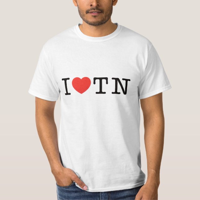 T-shirt J'AIME le Tennessee (Devant)