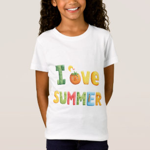 T-Shirt J'aime le texte d'été