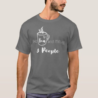 T-shirt J'aime le thé et peut-être 3 personnes 6