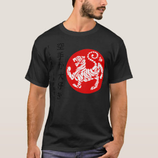 T-shirt J'aime le tiger karaté shotokan