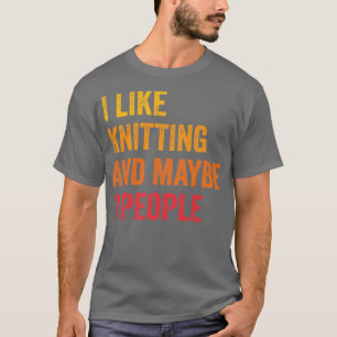 T-shirt J'Aime Le Tricot Peut-Être 3 Personnes 1