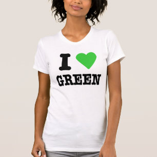 T-shirt j'aime le vert