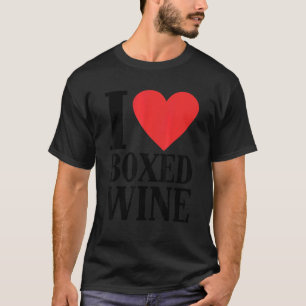 T-shirt J'Aime Le Vin En Boite Vin Bon Marché