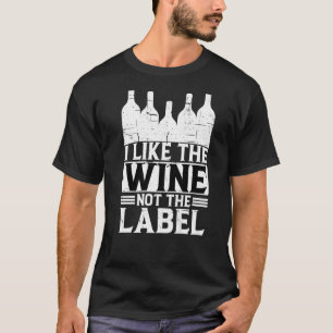 T-shirt J'Aime Le Vin Pas Le Étiquette