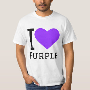 T-shirt J'aime le violet