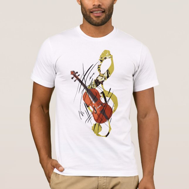T-shirt J'aime le violon (Devant)