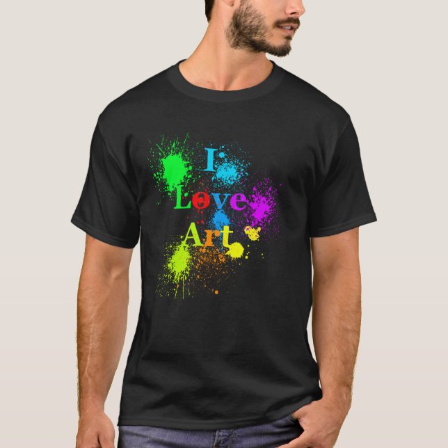 T-shirt J'aime l'éclaboussure et les égouttements (Devant)