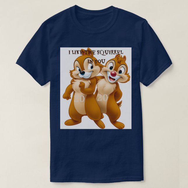 T-shirt J'Aime L'Écureuil En Toi (Design devant)