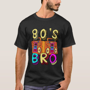 T-shirt J'aime Les 80's Bro Retro 80's Girl Costume Men Wo