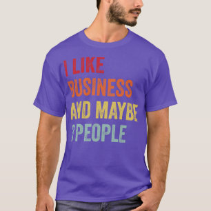 T-shirt J'Aime Les Affaires Peut-Être 3 Personnes