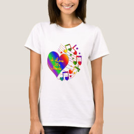 T-shirt J'aime les années 70 la musique