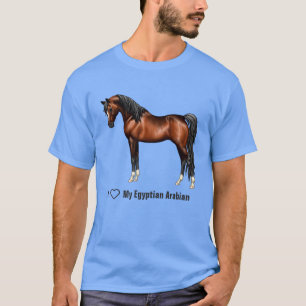 T-shirt J'aime les Arabes Dark Bay Horse