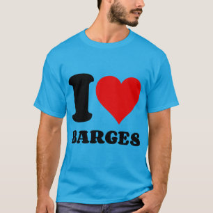 T-SHIRT J'AIME LES BARGES