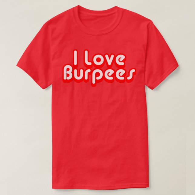 T-shirt J'aime les burpées (Design devant)