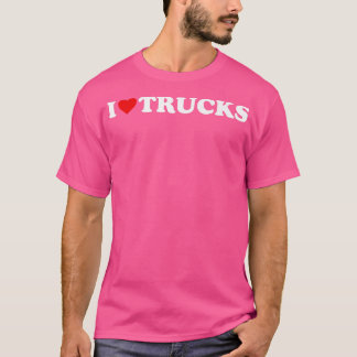 T-shirt J'aime les camions - Heart997